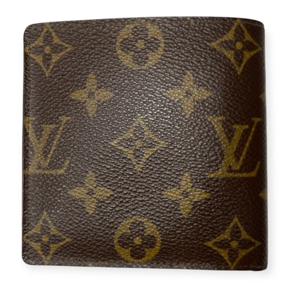 LOUIS VUITTON Monogram Portefeuille Marco Wallet Vintage Bifold Coin Pocket EUC